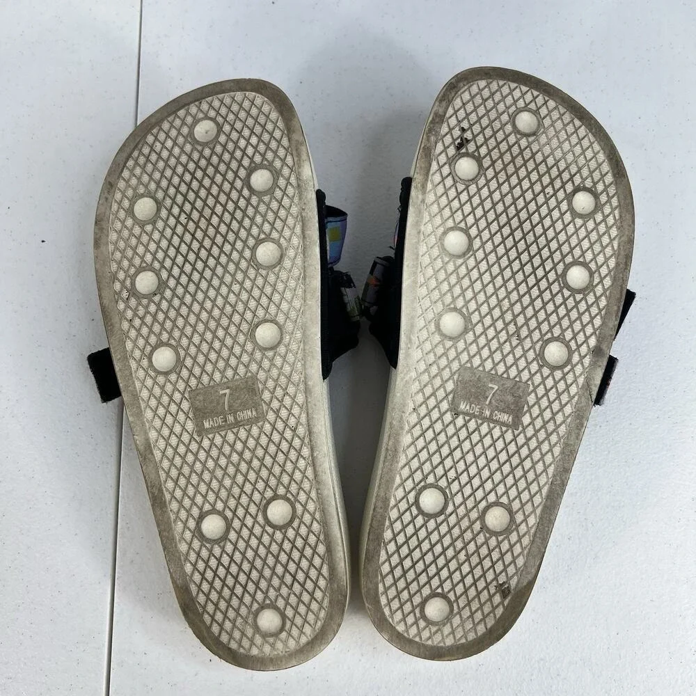 Adidas Men's 7 Adilette 2.0 Pride Slides Love Unites GW2411 Sandals Slip On‎
